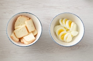 Preparazione Sformato di finocchi, uova e taleggio - Fase 1