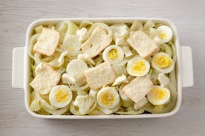 Preparazione Sformato di finocchi, uova e taleggio - Fase 3