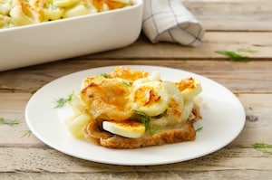 Preparazione Sformato di finocchi, uova e taleggio - Fase 4