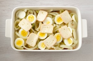 Preparazione Sformato di finocchi, uova e taleggio - Fase 2