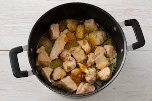 Preparazione Spezzatino di vitello al curry - Fase 2