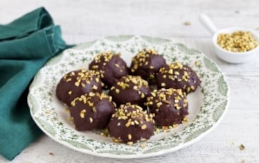 Tartufini di riso al cioccolato 