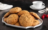 Cookies al cioccolato bianco e lamponi