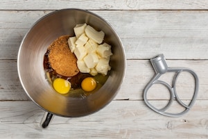 Preparazione Cookies al cioccolato bianco e lamponi - Fase 1