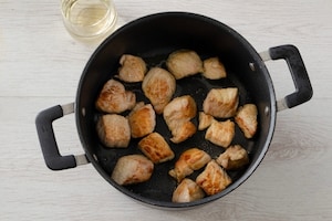 Preparazione Cous cous allo zafferano con spezzatino ai peperoni - Fase 2