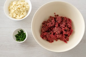 Preparazione Hamburger di carne - Fase 1