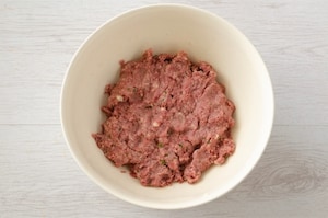 Preparazione Hamburger di carne - Fase 1