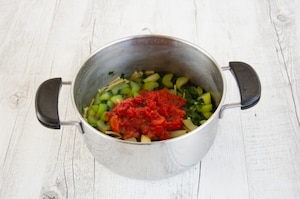 Preparazione Pasta con i tenerumi - Fase 3