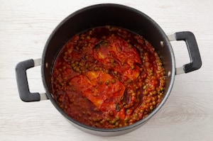 Preparazione Pasta con il ragù di tonno - Fase 4