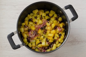 Preparazione Patate apparecchiate - Fase 2