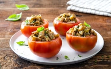 Pomodori ripieni di melanzane