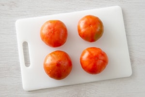 Preparazione Pomodori ripieni di melanzane - Fase 1