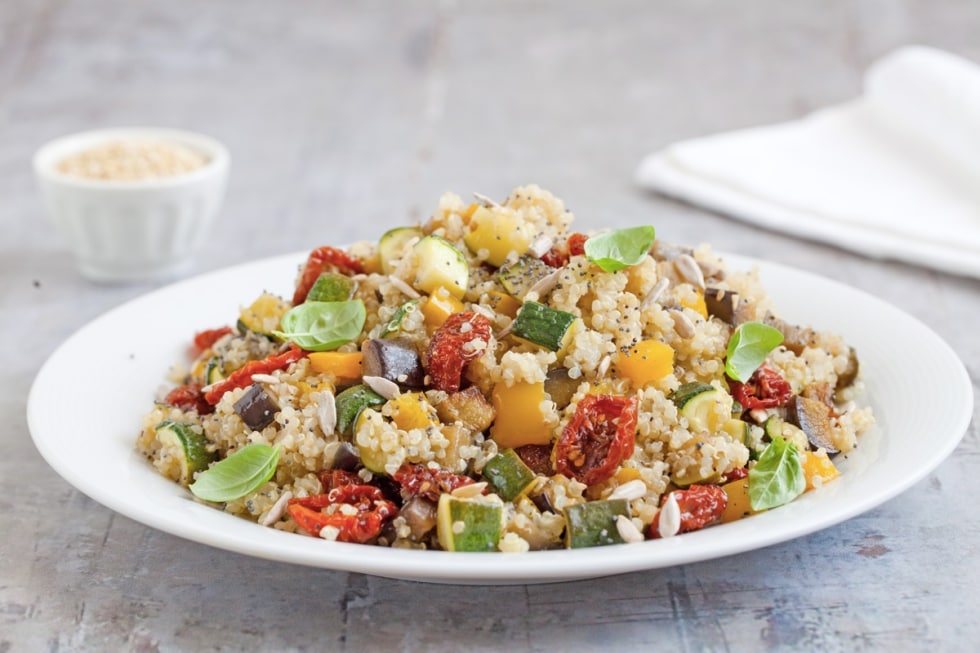 Quinoa con verdure ricetta