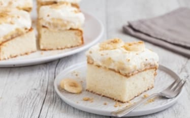 Torta banane e crema pasticciera