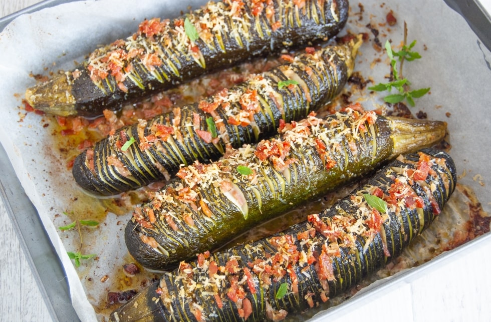 Zucchine Hasselback ricetta