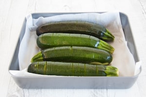 Preparazione Zucchine Hasselback - Fase 1