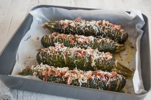 Preparazione Zucchine Hasselback - Fase 2