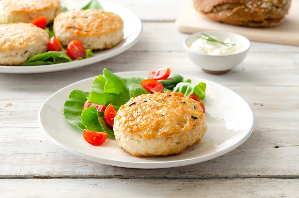 Hamburger di pollo fatti in casa