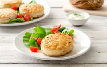 Hamburger di pollo con marinatura al lime