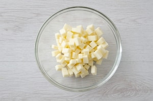 Preparazione Insalata di farro con provolone e verdure saltate - Fase 3