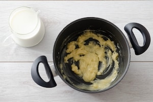 Preparazione Lasagne ai pistacchi e taleggio - Fase 2