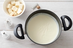Preparazione Lasagne ai pistacchi e taleggio - Fase 2