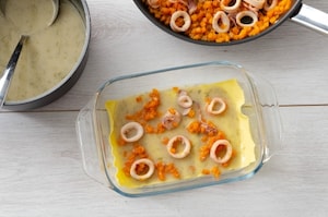 Preparazione Lasagne con zucca e calamari al finocchietto - Fase 5