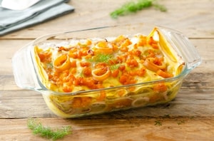 Preparazione Lasagne con zucca e calamari al finocchietto - Fase 6