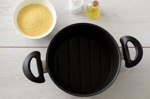 Preparazione Tortini di cous cous, merluzzo e pomodorini al finocchietto - Fase 1