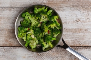 Preparazione Broccoli in padella - Fase 1