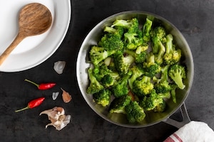Preparazione Broccoli in padella - Fase 2