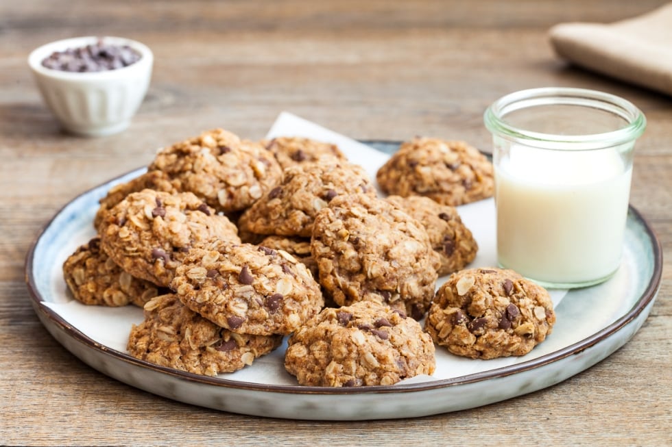 Chocolate chip cookies con farina di grano saraceno ricetta