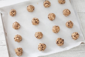Preparazione Chocolate chip cookies con farina di grano saraceno - Fase 1