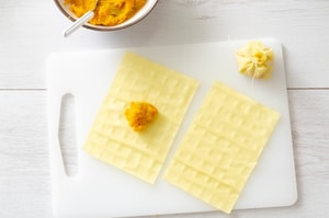 Preparazione Fagottini alla zucca e zenzero - Fase 3