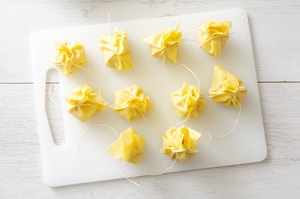 Preparazione Fagottini alla zucca e zenzero - Fase 3