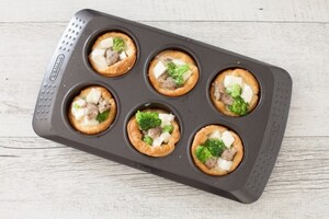 Preparazione Mini quiches con mozzarella, salsiccia e broccoli  - Fase 3