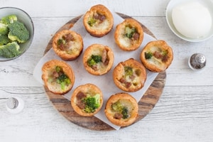 Preparazione Mini quiches con mozzarella, salsiccia e broccoli  - Fase 4