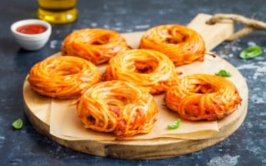 Pasta donuts