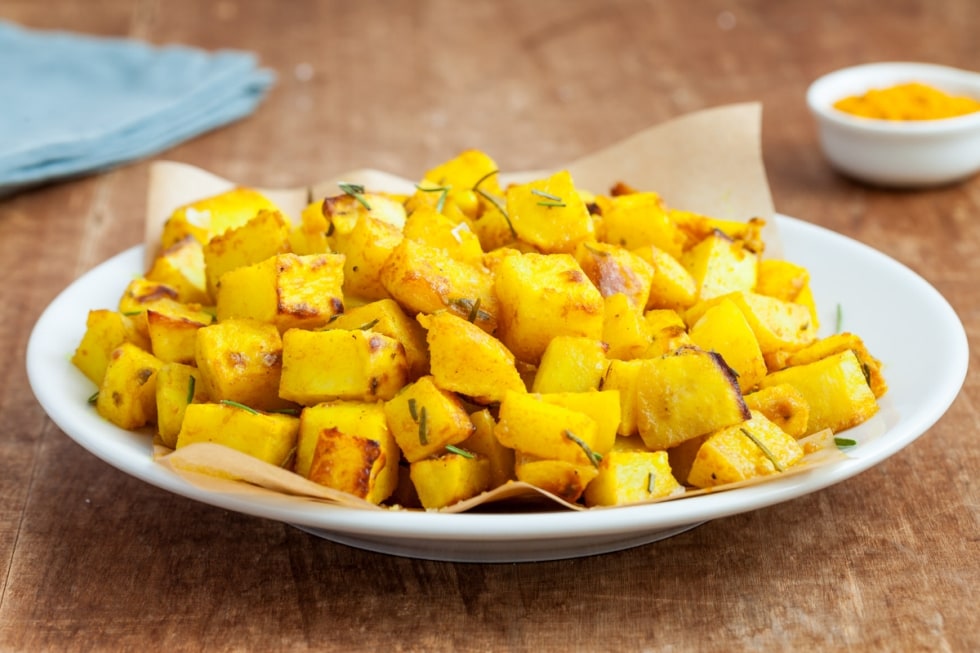 Patate alla curcuma ricetta