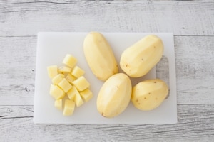 Preparazione Patate alla curcuma - Fase 1