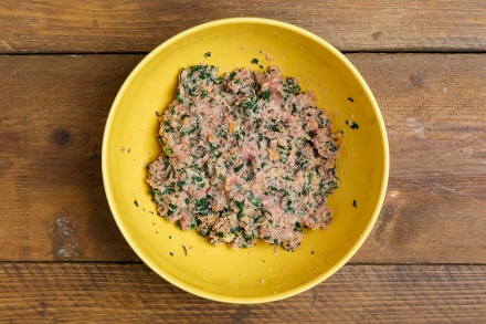 Preparazione Polpette di tacchino in umido con patate - Fase 3 Preparazione Polpette di tacchino in umido con patate - Fase 3