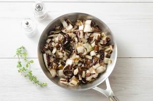 Preparazione Radicchio in padella - Fase 2