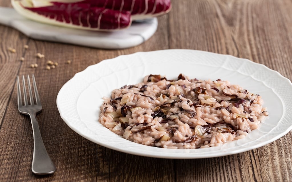 Risotto al radicchio rosso di Treviso