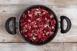 Preparazione Risotto al radicchio rosso di Treviso - Fase 2