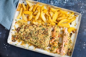 Preparazione Salmone in crosta con patate al forno - Fase 3