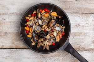 Preparazione Scialatielli ai frutti di mare - Fase 2