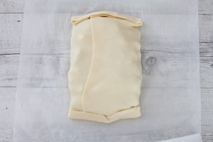 Preparazione Strudel salato con mozzarella, funghi porcini e pomodori secchi - Fase 3