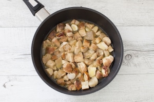 Preparazione Tagliolini alla crema di zucca, funghi e briciole di pane  - Fase 5