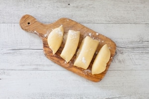 Preparazione Tagliolini alla crema di zucca, funghi e briciole di pane  - Fase 2
