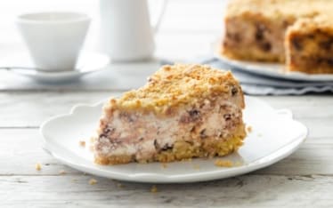 Torta di briciole alla ricotta